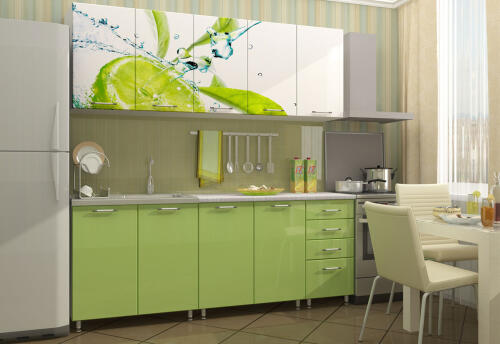 Кухня «Арина салатовая»